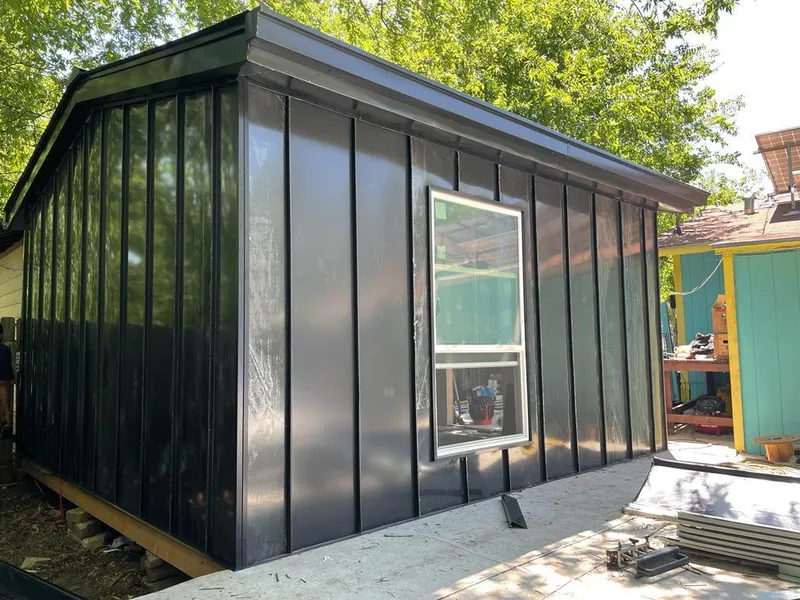 Black standing seam metal wall panels for Metal Roof Installation in East Nottingham